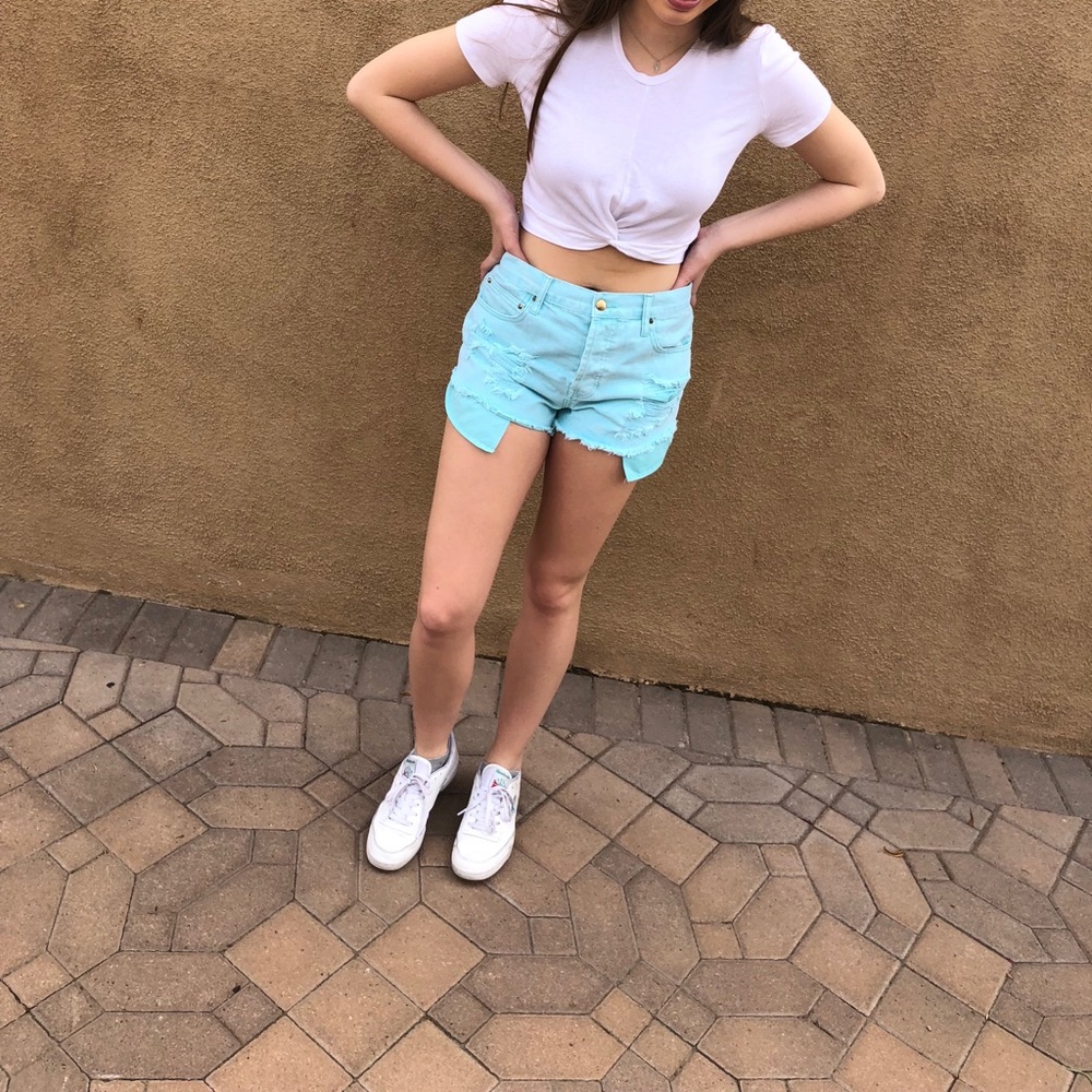 Forever 21 Bright blue shorts